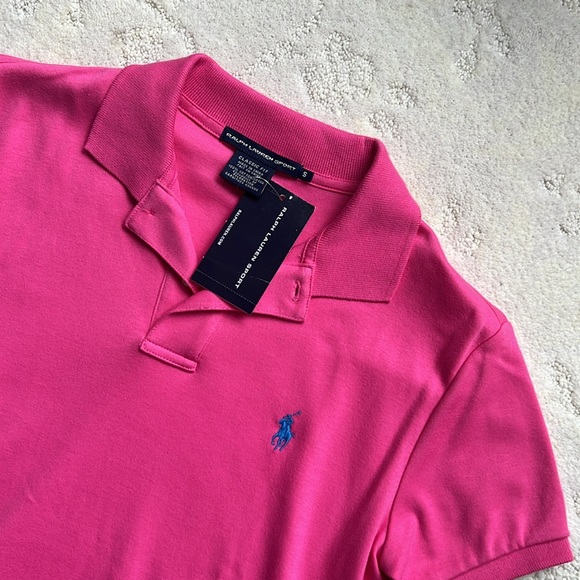Polo Ralph Lauren Men's Short Sleeve Pink Pony Love Tee Pink Size Small